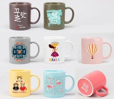 무광 올칼라 포토머그컵 7색 390ml