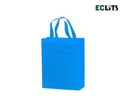 단색 부직포 가방 블루 소 25 x 30 x 10