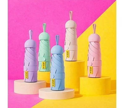 루티네 초경량 머쉬룸 파우치 5단 암막 양우산